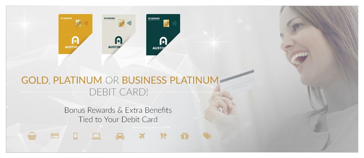 Get the My Rewards Platinum Debit Card!